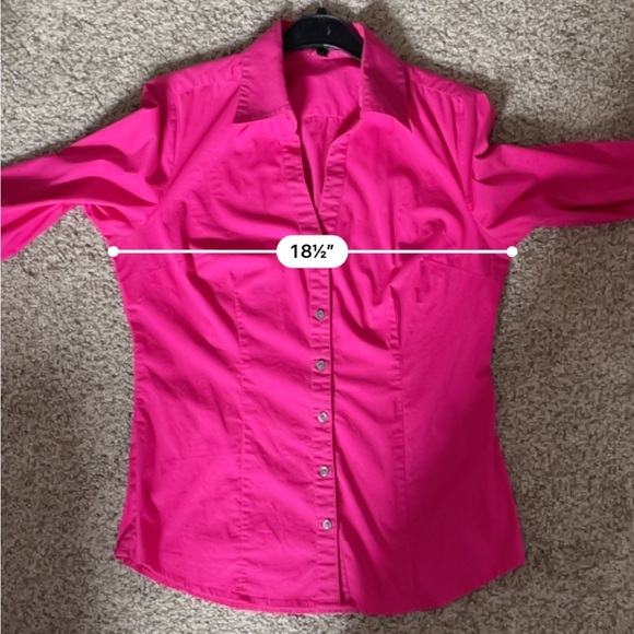 Express Pink Button Up Blouse. Great condition, like new! - Picture 8 of 13